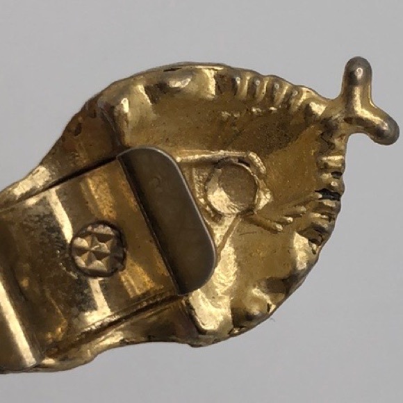 Vintage DL Auld Red Mesh Snake Clear Rhinestone Eyes Wrap Necklace Belt - Picture 9 of 10